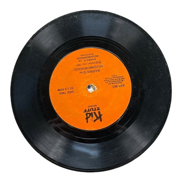 Barbies Neighborhood See Hear Read Childrens Book 33 1/3 RPM Vinyl Record - Picture 4 of 5